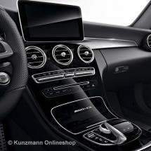 AMG Abdeckung Mittelkonsole Klavierlackoptik C-Klasse W205 Original Mercedes-Benz | A2058103036