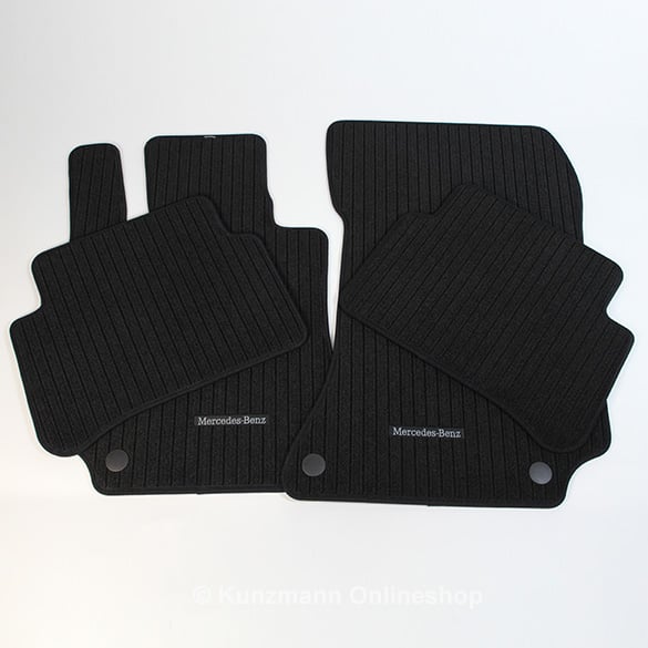 Car rib floor mats Mercedes CLS W218 | original Mercedes-Benz | 