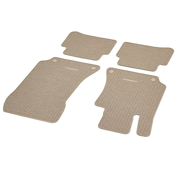 Rips- Fußmatten seidenbeige 4-teilig E-Klasse W212 Original Mercedes-Benz