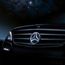 Mercedes Stern beleuchtet | LED-Technik | M-Klasse W166 | GL X166 | Original Mercedes-Benz | Mercedes-Stern-M-GL