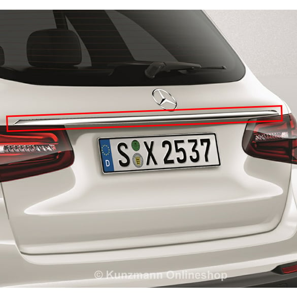 Heckzierleiste Hochglanzverchromt GLC SUV X253 Original Mercedes-Benz