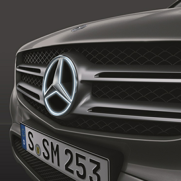 Mercedes Stern Beleuchtet Glc X253 Led Technik Original Mercedes Benz