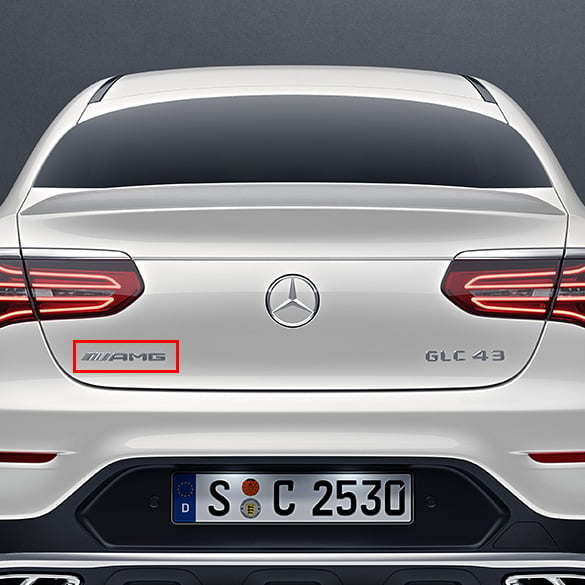 AMG Logo Heckklappe GLC SUV X253 & Coupé C253 Original Mercedes-Benz