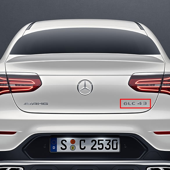 Original Mercedes-Benz GLC Folien, Schriftzüge & Embleme