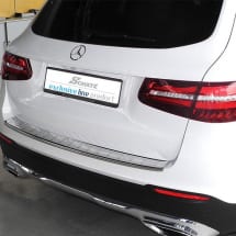 Premium Ladekantenschutz Mercedes GLC X253 SUV ab 2015 für AMG-Fahrzeuge  (passt bei AMG Hybrid: Länge 114cm