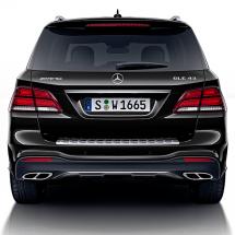 GLE 43 AMG Auspuffblenden schwarz | GLE W166 C292 | Original Mercedes-Benz | GLE-43-Auspuff