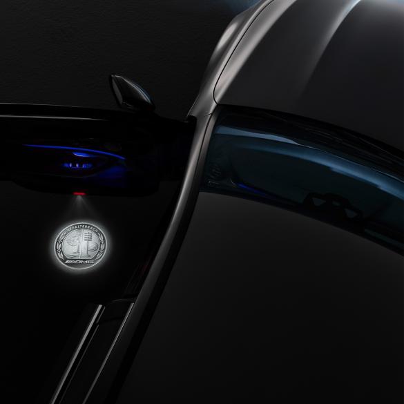 amg led projector door lighting genuine mercedes benz amg lighting