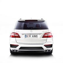 ML63 AMG W166 Heckschürze mmit Chromdiffusor | 166-AMG63-HECK