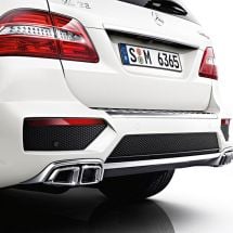 ML63 AMG W166 Heckschürze mmit Chromdiffusor | 166-AMG63-HECK