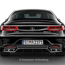 S 65 AMG Coupé Diffusor & Auspuffblenden Mercedes-Benz S-Klasse Coupé C217 Nachrüstpaket | 217-65-Diffusor