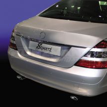 Chrome tailpipes mercedes #2