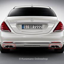 S600 Maybach Auspuffblenden S-Klasse W222 Original Mercedes-Benz | S600-Auspuff