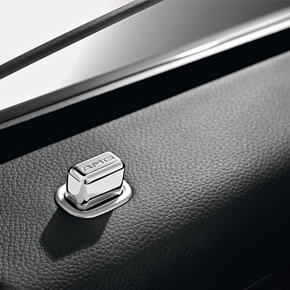 AMG Tür-Pin Satz eckig silber verchromt SL R231 Original Mercedes-Benz