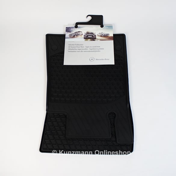 Car rubber mats SLK/SLC R172 Genuine Mercedes-Benz black