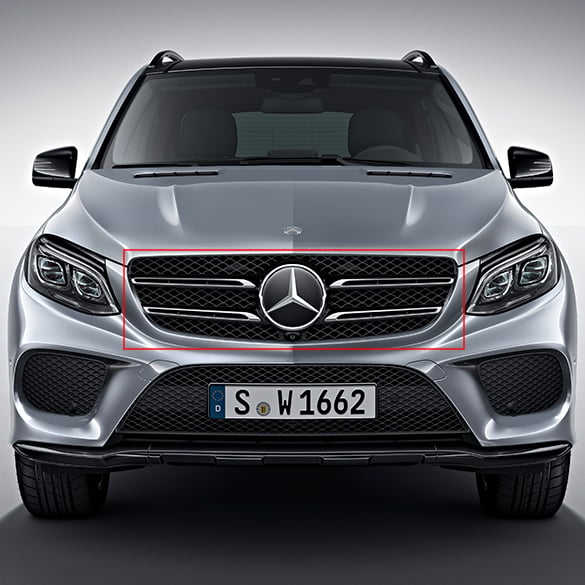 GLE W166 | Night-Paket Kühlergrill | Original Mercedes-Benz | GLE W166-Kuehlergrill