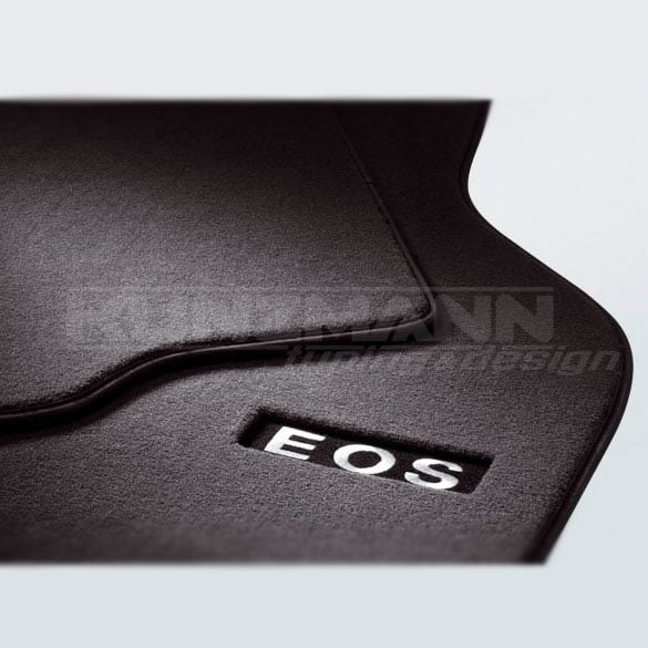 Fußmatten Premium | Velours | Schriftzug EOS | Original Volkswagen | 