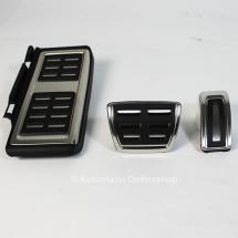 Original VW Passt B8 Pedalkappen Edelstahl Automatik | Passat-pedalset-autom