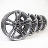 17 Zoll Felgen Satz A-Klasse W177 5-Doppelspeichen-Rad grau Original Mercedes-Benz