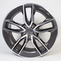 53 AMG 20 Zoll 5-Doppel-Speichen Felgen Satz grau CLS C257 Original Mercedes-Benz | A2574013100/2200-7X44