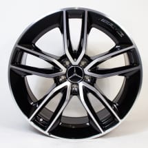 53 AMG 20 Zoll 5-Doppel-Speichen Felgen Satz schwarz CLS C257 Original Mercedes-Benz | A2574013100/2200-7X23