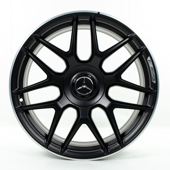 A 45 AMG 19 Zoll Schmiedefelgen Satz A-Klasse W177 Kreuzspeichen-Design schwarz Mercedes-Benz