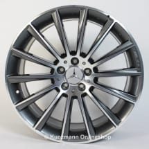 AMG 20 Zoll Viel-Speichen Felgen Satz CLS C257 Original Mercedes-Benz himalaya grau | A2574011900/2000-7X21