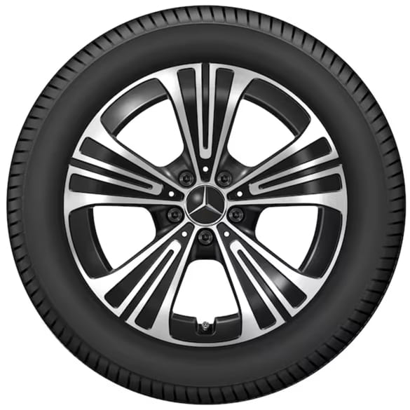 Felgen GLC SUV X254 18 Zoll Original Mercedes-Benz 5-Speichen schwarz | A2144012200 7X23-X254