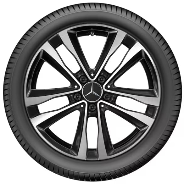 Felgen Mercedes-Benz A-Klasse V177 18 Zoll 5-Doppelspeichen schwarz | A1774012700 7X23-V177