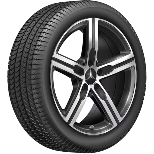 Felgen Mercedes-Benz A-Klasse V177 18 Zoll 5-Speichen schwarz | A1774013200 7X23-V177