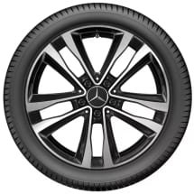 Felgen Mercedes-Benz CLA Shooting Brake X118 18 Zoll 5-Doppelspeichen schwarz | A1774012700 7X23-X118
