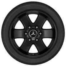 16 Zoll Sprinter BR910 Felgen schwarz 6-Speichen Mercedes-Benz | B66570023-B