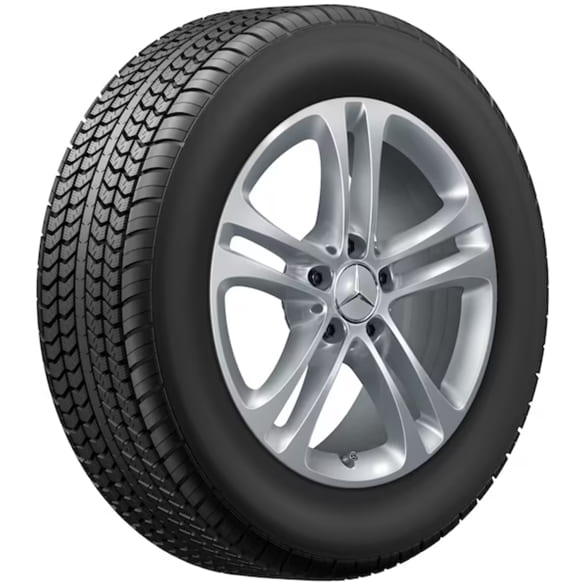 17 Zoll Felgen B-Klasse W247 5-Doppelspeichen vanadiumsilber | A1774010400 7X45-W247