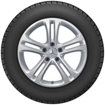 17 Zoll Felgen GLA H247 5-Doppelspeichen vanadiumsilber | A1774010400 7X45-H247