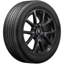 17 Zoll Felgen Satz CLA C174 10-Speichen schwarz | A1744012800/4700 7X43