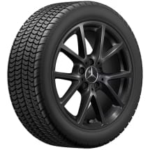 17 Zoll Felgen Satz CLA C174 10-Speichen schwarz | A1744012800/4700 7X43