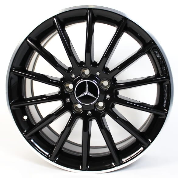 18 Zoll AMG Felgen Satz CLA C117 Coupé schwarz Vielspeichen Original Mercedes-AMG