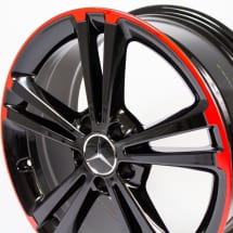 18 Zoll 5-Doppelspeichen Felgensatz Rot CLA C118/X118 Original Mercedes-benz | A17740113009Y23-118