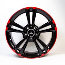 18 Zoll 5-Doppelspeichen Felgensatz Rot CLA C118/X118 Original Mercedes-benz | A17740113009Y23-118