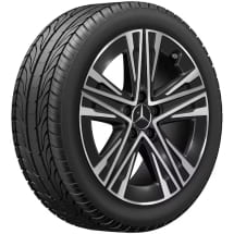 18 Zoll Felgen Satz CLA C174 5-W-Speichen Aero schwarz | A1744010200/2300 7X23