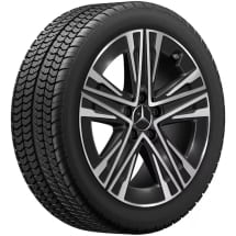 18 Zoll Felgen Satz CLA C174 5-W-Speichen Aero schwarz | A1744010200/2300 7X23