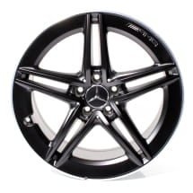 19 Zoll AMG Felgen Satz CLA 45 118 5-Doppelspeichen schwarz | A17740123007X71-118