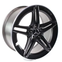 19 Zoll AMG Felgen Satz CLA 45 118 5-Doppelspeichen schwarz | A17740123007X71-118