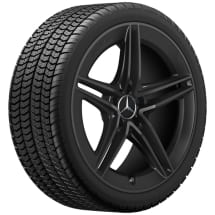 19 Zoll AMG Felgen Satz CLA 45 118 5-Doppelspeichen schwarz matt | A17740123007X35-118