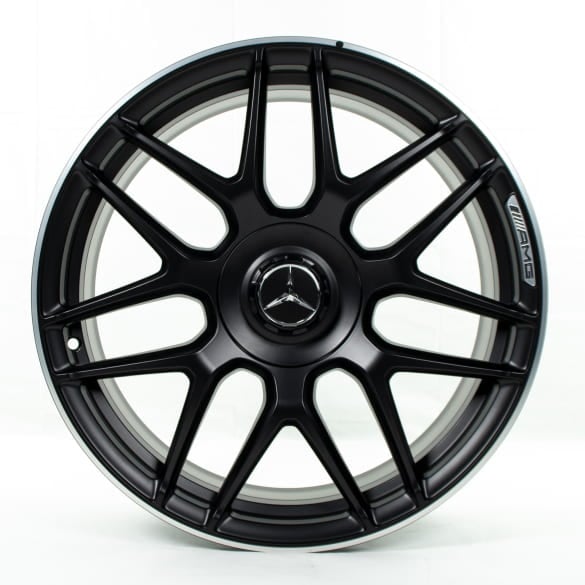 19 Zoll AMG Schmiedefelgen Satz CLA 45 118 Kreuzspeichen schwarz Original Mercedes-AMG