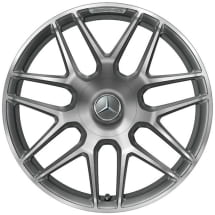 19 Zoll AMG Schmiedefelgen Satz CLA 45 W118 Kreuzspeichen grau | A17740125007X21-118