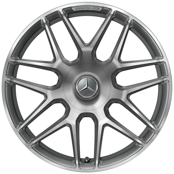 19 Zoll AMG Schmiedefelgen Satz CLA 45 W118 Kreuzspeichen grau | A17740125007X21-118