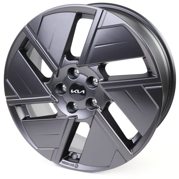 19 Zoll Felgen Kia EV9 MV1 graphitgrau Gaori 6-Speichen 4-teiliger Satz Original KIA
