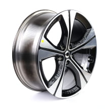 20 Zoll BRABUS Felgen Satz Smart THREE #3 5-Speichen-Design Original Smart | QAP8893108362-Satz