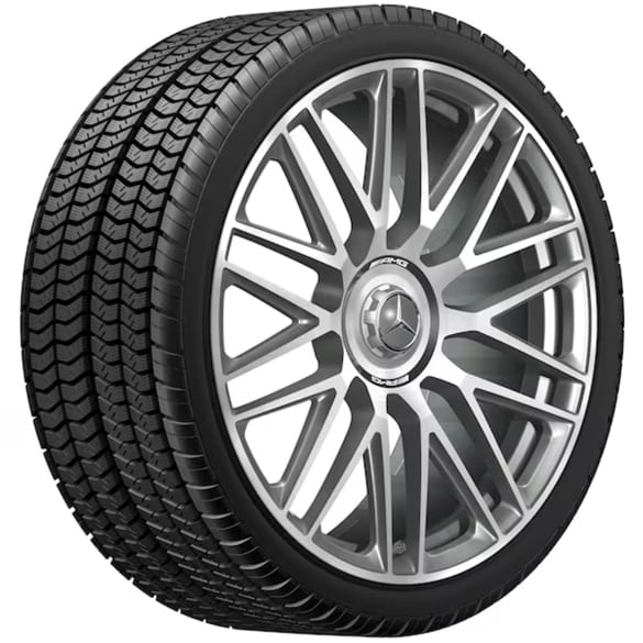 21 Zoll Schmiedefelgen AMG GT 43 C192 Y-Speichen titangrau | A2324012900/A1924010600 7X21-C192