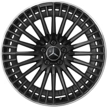 AMG 20 Zoll Felgen EQA H243 Vielspeichen schwarz matt | A2434010600 7X72-Satz